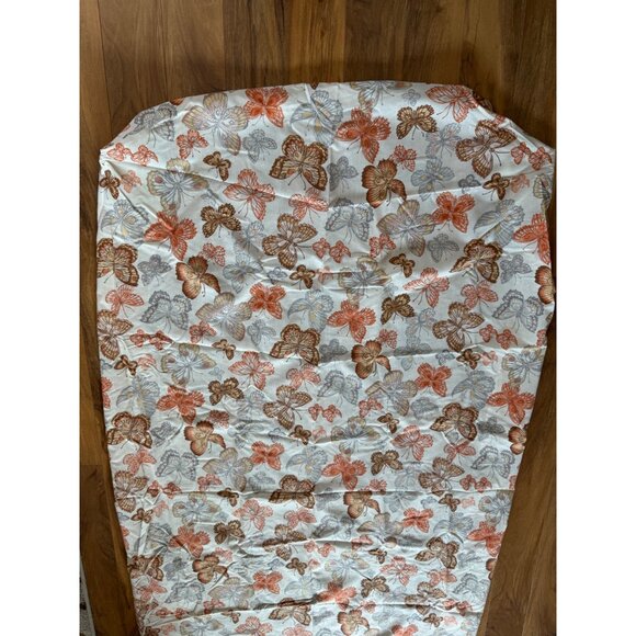 Vintage Caress Butterfly Print Burlington Percale Twin Sheet Set - Picture 9 of 12